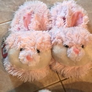 NWT pink bunny slippers size XL (11) by So